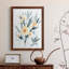 Indigo and Blush Bouquet I - Peinture sur toile encadrée-404651070-404651067