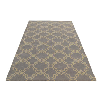 5x8 Pineland Light Gray Rug