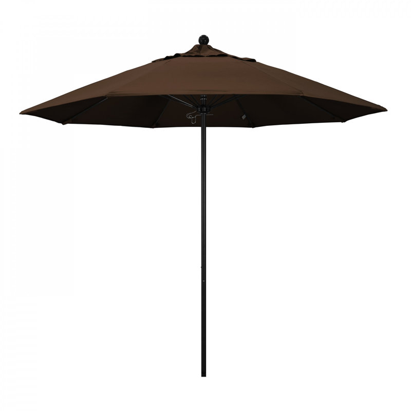 Parasol de marché 9 pi Sinclair, Toile performance moka