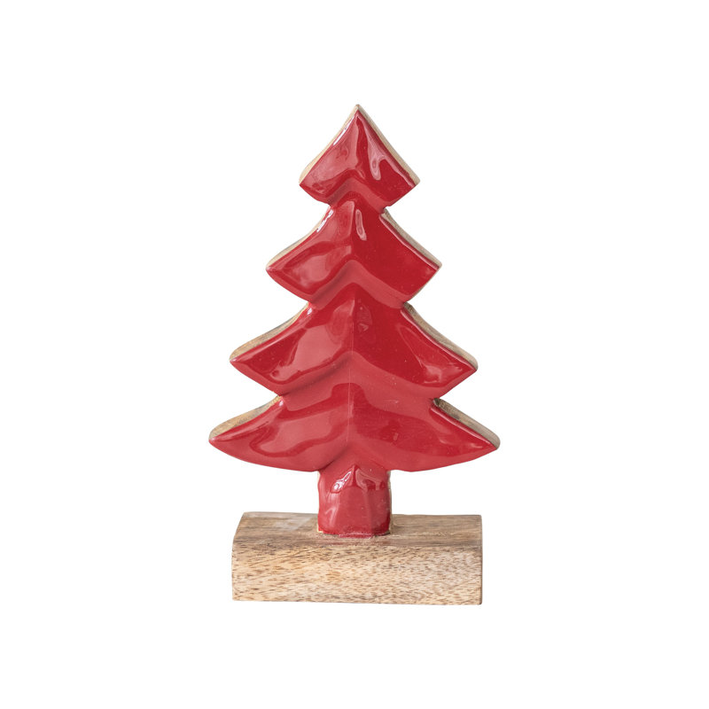 Arbre en bois de manguier sculpté avec base