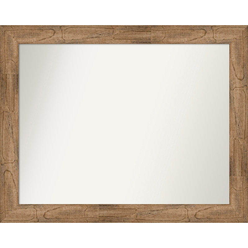 Timmy Solid Wood Frame Mirror, 31.5" x 39.5", Rectangle