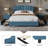 Upholstered Wingback Bed-631654967
