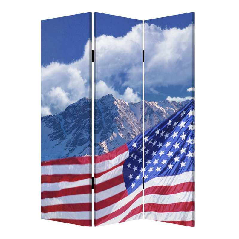 Paravent pliable 3 panneaux 48 "