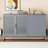 Murphy Bed with frosted glass doors design, fake drawers-438879910
