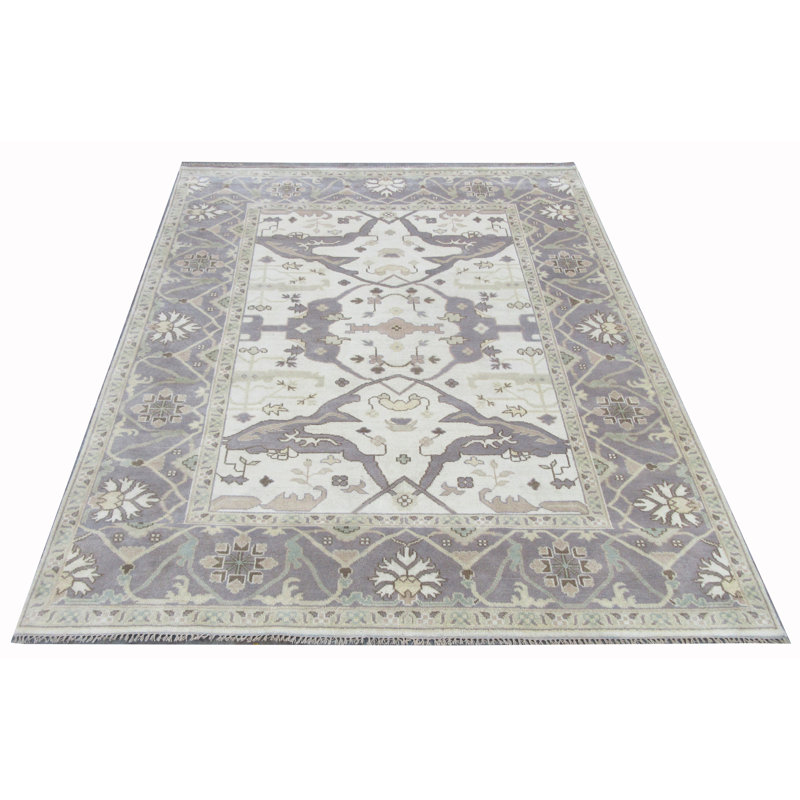 Tapis ivoire 8 x 10 Oushak