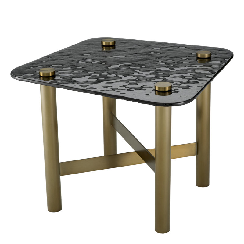 Cortes Glass End Table