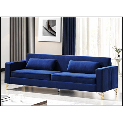Luxurious Velvet Sofa For Living Room, Enhancing Comfort And Style With Elegant Design