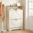 Shoe Storage Cabinet with 2 Flip Drawers