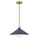 Zoë Single Light Metal Steel Dimmable Pendant