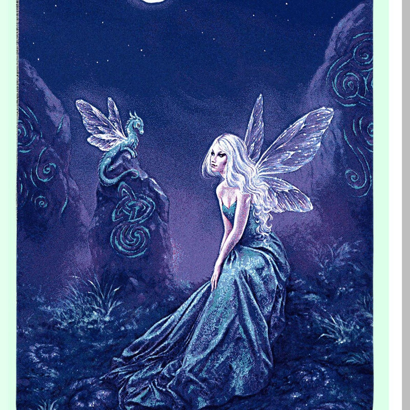 Enchanted Glow Cotton Tapestry Blanket - 72x54