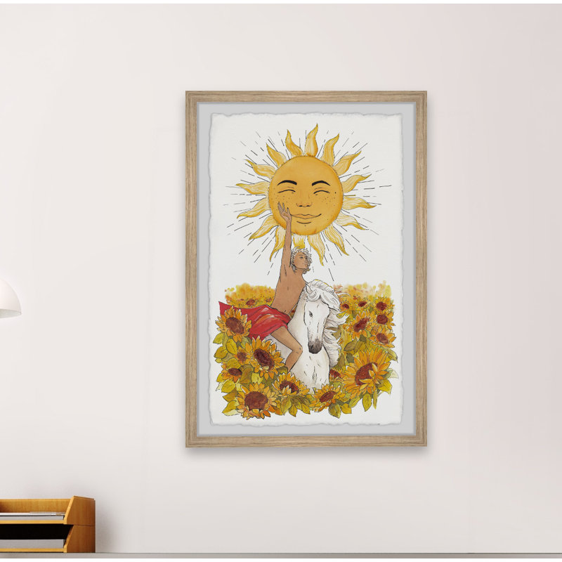 Reach the Sun - Reproduction d'art graphique sur papier encadré, 30 po x 45 po