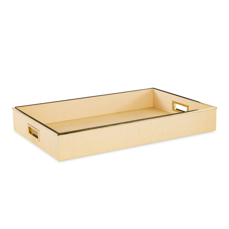 Maitland Smith Decorative Tray, 3.9" H x 28.1" W x 18.7" D