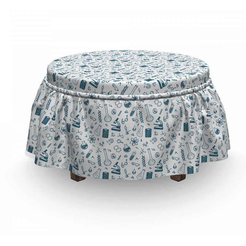 Housse pour repose-pieds chimique d’illustration