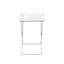 Table-plateau en acrylique et cuivre transparent Cercie