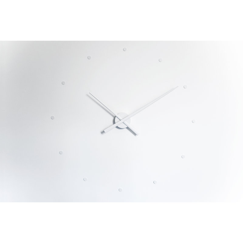 Horloge murale, Blanc, Grand