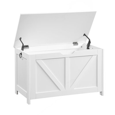 Storage Chest, Storage Bench, Retro Toy Box Organizer,Entryway Storage Bench with 2 Hinges