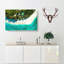 Above A Beach In The Maldives - Wrapped Canvas Painting-56659582