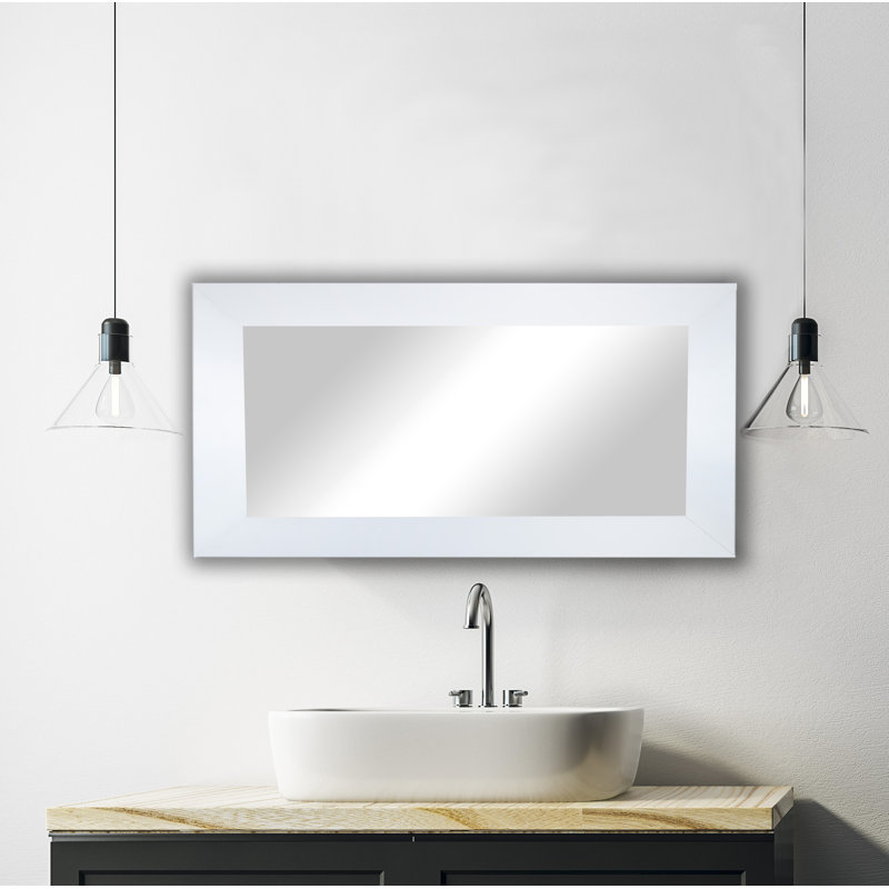 Mirror, 33" x 36", White