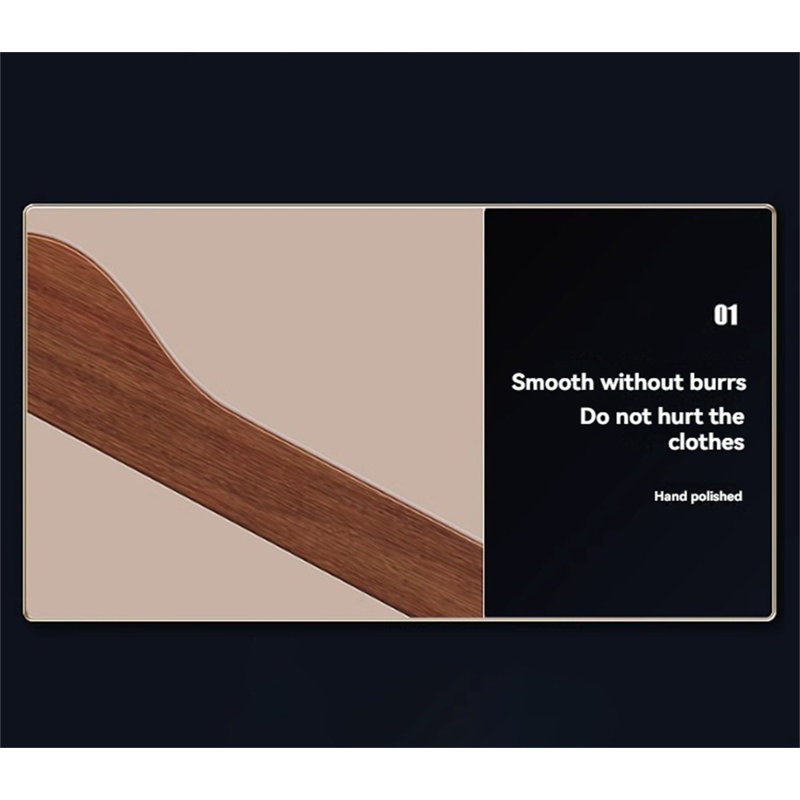 Cintres ergonomiques en bois, 15