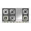 Plateau de table à gaz 48 pouces avec 8 brûleurs scellés, plaque chauffante ILVE Nostalgie II Series-336072521