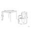 Zaina 4 - Person Patio Dining Set with Square Table , Cushions Included