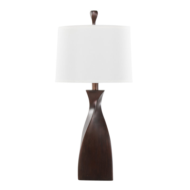 Contemporary Accent Table Lamp, Bronze