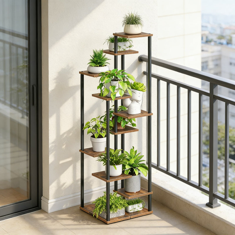 Support à plantes à 10 niveaux pour l'intérieur et l'extérieur