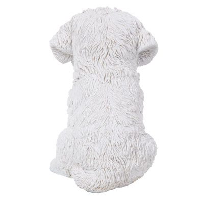 Maltese Puppy Statue