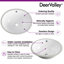 Lavabo de salle de bain ovale encastré en porcelaine vitreuse avec trop-plein DeerValley Symmetry 18 "X 15"-94564421