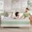 Green Gel Memory Foam Mattress For Suppotive & Pressure Relieving, Medium Firm Feel Mattress In A Box-1645854842-1645854785