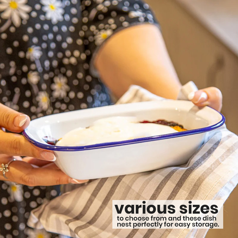 Besto Rectangle Steel Baker Bakeware