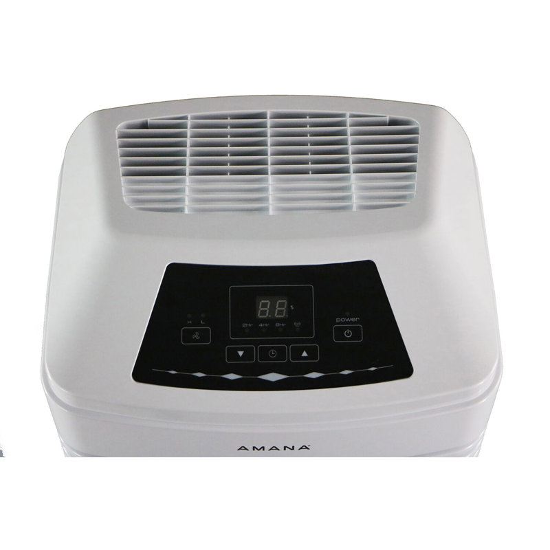Amana 48 Pint White Portable Dehumidifier with Humidistat
