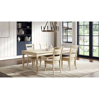 Preciado 5 Piece Dining Set - Whitewash