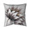 Purple flower with gold center - 16"x16" Throw pillow cover - Poly twill - Print on demand