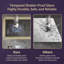 40" x 32" Frameless Rectangular LED Bathroom Vanity Mirror with Defogger Front Lit Dimmable Wall Mounted Smart Mirror
