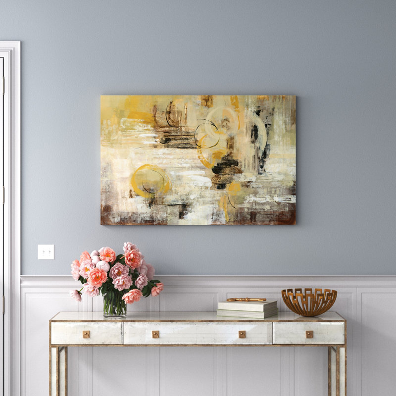 Soft Glow by Silvia Vassileva - Wrapped Canvas Painting, 81cm H x 122cm W
