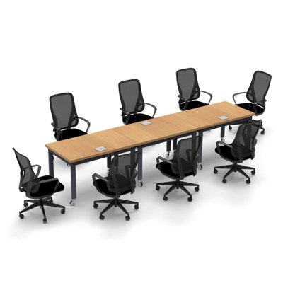 Conference Meeting Tables with Chairs Complete Set