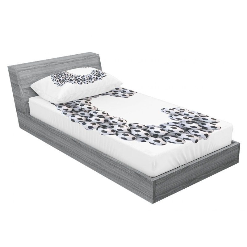 Microfiber Sheet Set, Twin Sheet Set with Fitted Sheet, C
