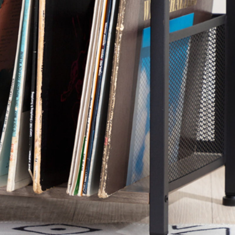 65cm H Media Shelves, White
