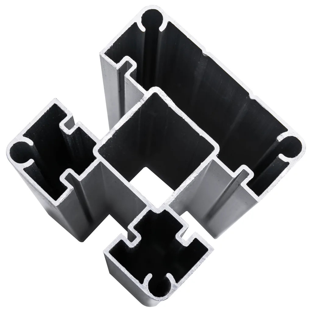 Marathovounos Fence Panel WPC 180x105 cm Black
