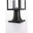 Mershon 7 Inch Outdoor Post Light in Black