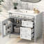 Meuble-lavabo de 36 po avec lavabo supérieur-573350790