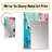 Winter of Delightful Uncertainty - Abstract Shapes Wall Mirror, Modern Decorative Mirror, Printed Metal Art-938071547