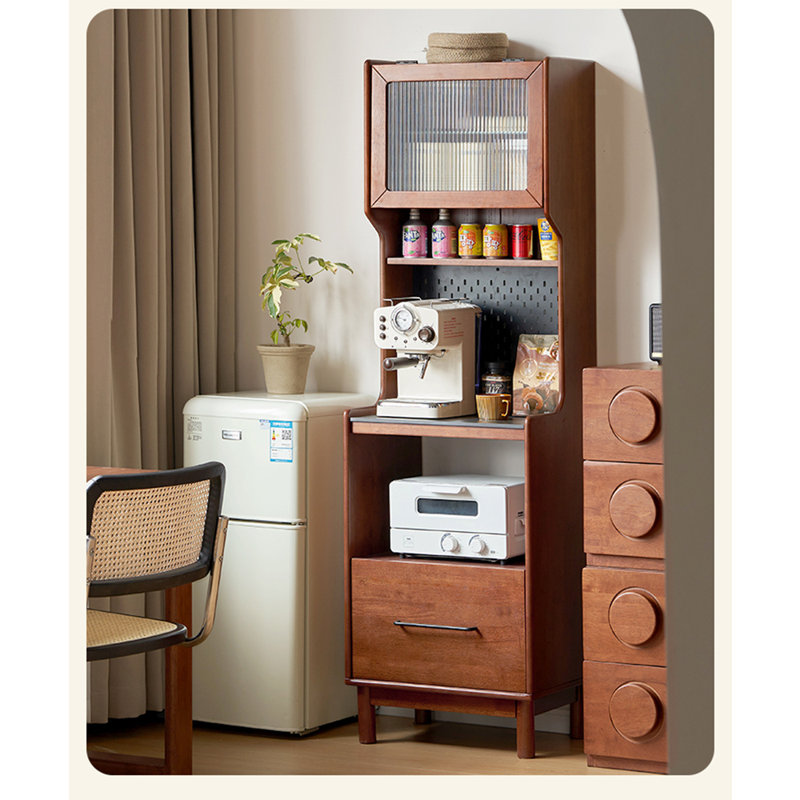 Armoire d'appoint antique de style étroit