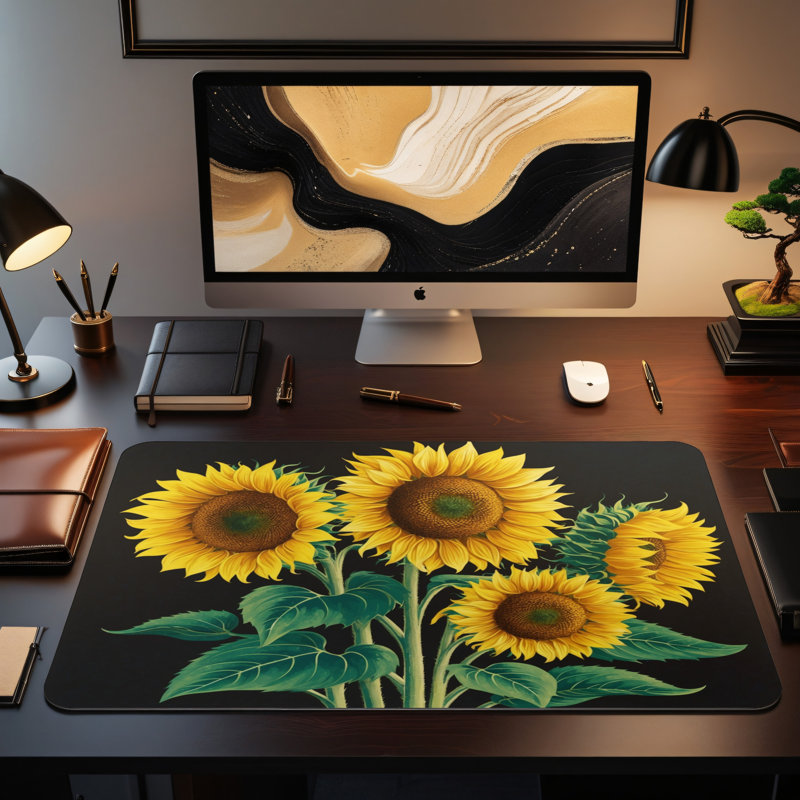 Polyester Desk Pad, 23.6x13.8