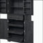 Armoire de cuisine de 71 po de hauteur avec 3 organisateurs coulissants, armoire de rangement autoportante avec 6 tablettes de porte et 2 tiroirs