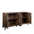 Haroldene 4 Door Accent Cabinet, Freestanding Sideboard, Entryway Cabinet With 4 Open Shelves