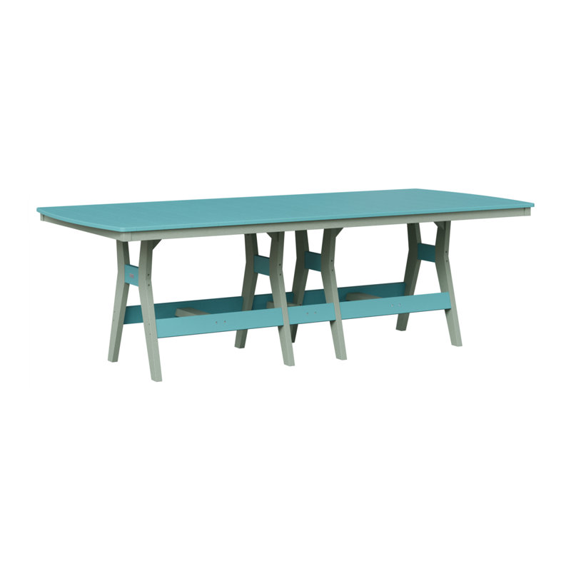 Harbor Outdoor Bar Table, Seafoam, Aruba Blue