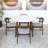 Avanelle 4 - Person Solid Wood Top Four Leg Base Dining Set-1212314560