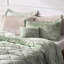 Couette en velours très grand / très grand - 4 pièces avec 2 taies décoratives et coussin décoratif, fermeture à boutons chaude et brillante